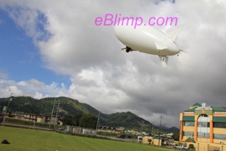 13 ft 4 meter rc blimp flying in caribbean trinidad and tobago caribe